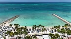 Drone shot of Divi Aruba Phoenix on Palm Beach
