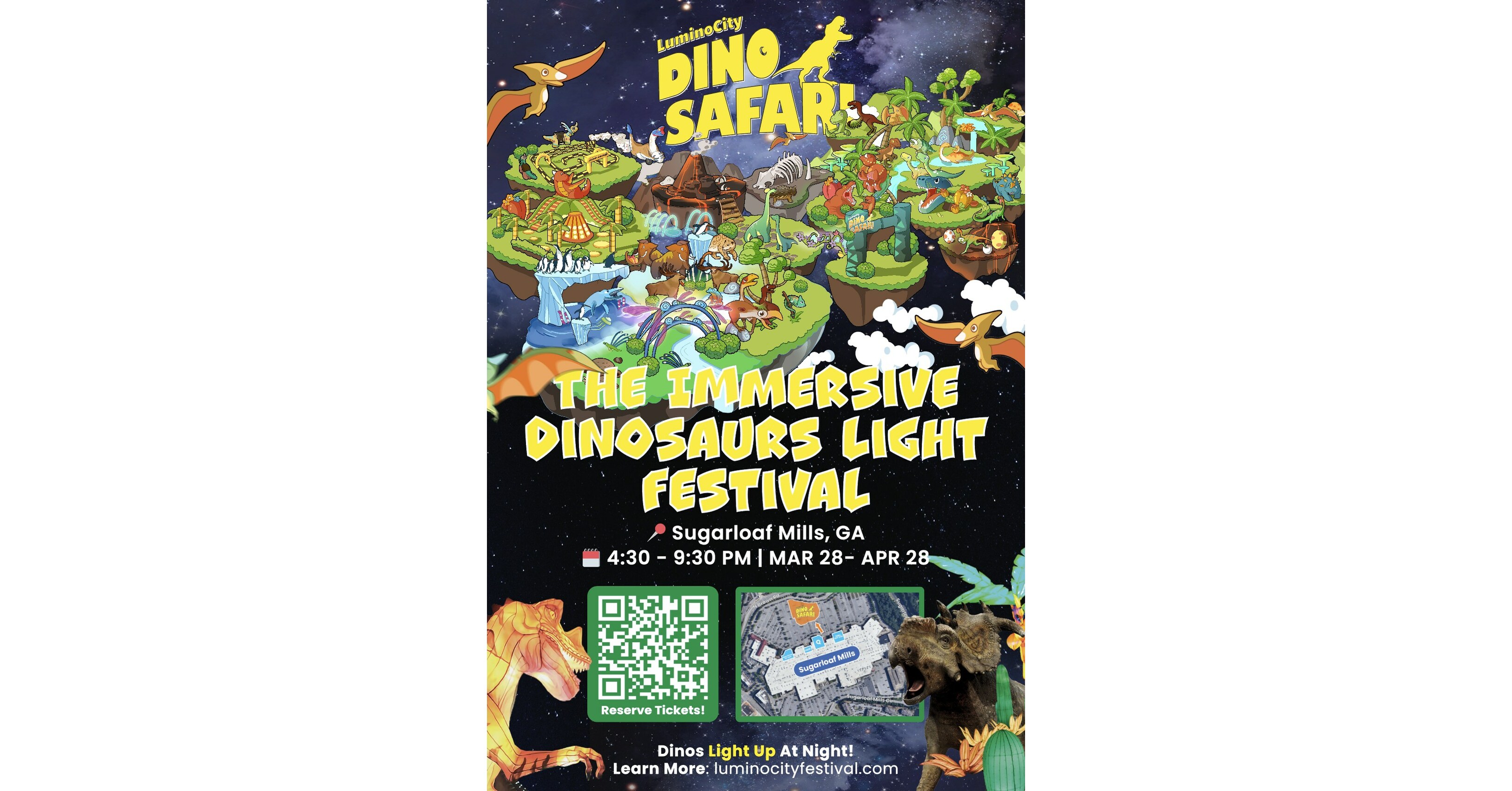 LuminoCity's Renowned Dino Safari Festival Expands its East Coast