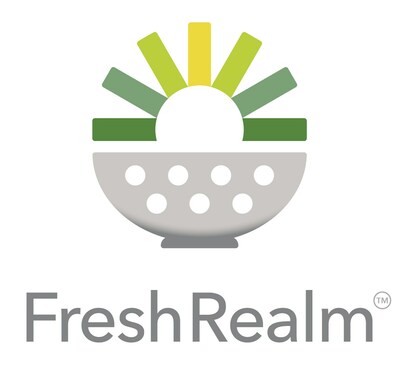 FreshRealm logo featuring a bowl of colorful greens
