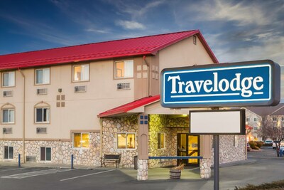 After a successful career in the arts, Christina Lambert joined the hotel industry in 2020, purchasing two hotels. Pictured here is her Travelodge by Wyndham hotel in Loveland, Co.