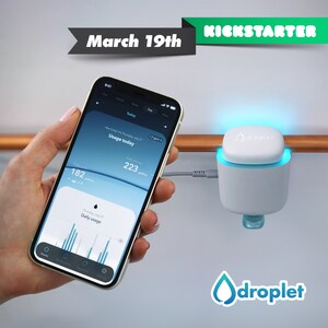 Hydrific's Cutting-Edge Smart Home Water Sensor Droplet Launches on Kickstarter