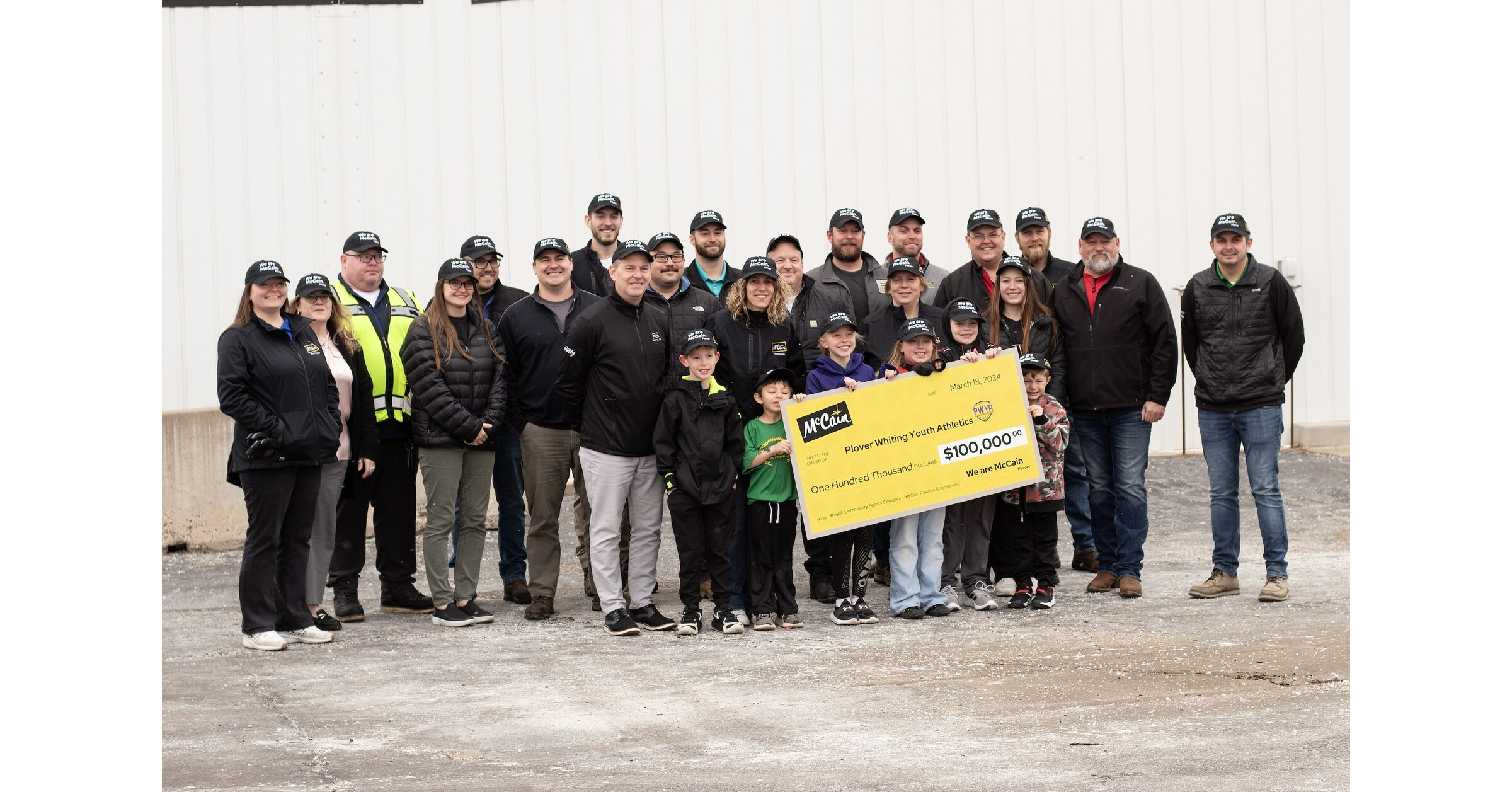McCain Foods Partners with Plover Whiting Youth Athletics to Refurbish Woyak Sports Complex