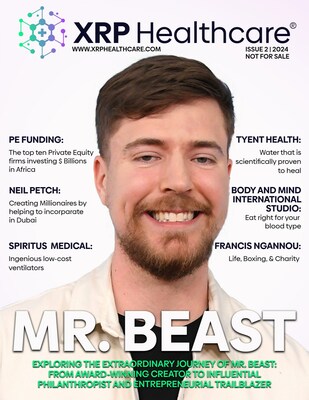 Mr. Beast, Humanitarian & Philanthropist, Graces Front Cover of XRP Healthcare Magazine: 2nd Issue