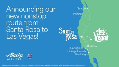 “We feel a deep connection with Santa Rosa – Alaska became the first carrier to bring commercial service to Charles M. Schulz-Sonoma County Airport nearly two decades ago – and we’ve remained the largest airline at STS serving nearly 2 million guests since then,” said Kirsten Amrine, vice president of network planning and revenue management at Alaska Airlines.