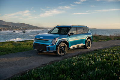 Kia's all electric three-row SUV - EV9 has been recognized as winner of the World's Best Car for 2024 by the Women's Worldwide Car of the Year (WWCOTY).