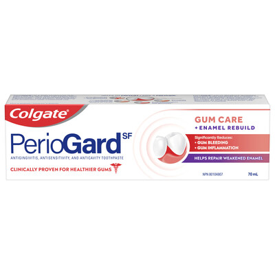 Colgate PerioGardSF Gum Care + Enamel Rebuild toothpaste (CNW Group/Colgate-Palmolive)