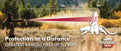 Recognizing the dramatic increase in human encounters with mountain lions due to the expanding wildlife population and shrinking habitats, SABRE's latest innovation offers unparalleled protection. Outdoor adventurers can take comfort in the spray's 40-foot range?outperforming competitors by up to 20 feet.