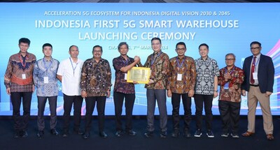 Telkomsel dan Huawei meresmikan 5G Smart Warehouse dan 5G Innovation Center pertama di Indonesia.