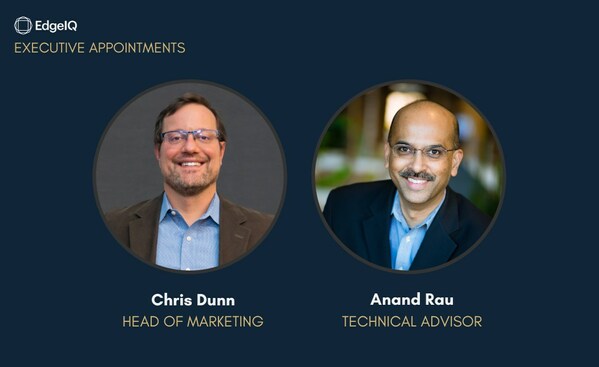 EdgeIQ, the leader in device and data workflow orchestration for the Connected Product Economy, proudly announces the appointment of Chris Dunn as Head of Marketing and Anand Rau as a new Technical Advisor.