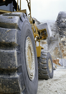 The RL-5K is Goodyear’s newest radial OTR tire in the 45/65R45 tire size and is constructed to withstand the air pressure necessary to deliver an increased three-star load capacity, which translates to a <percent>16%</percent> increase in load carrying capacity versus its predecessor.