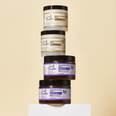 The Goddess Strength Smooth & Shape Balm and the Black Vanilla Moisture & Hold Jelly