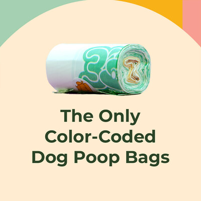 The only color-coded dog poop bags