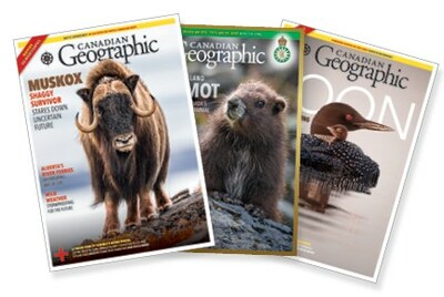 Le magazine Canadian Geographic (Groupe CNW/Royal Canadian Geographical Society)