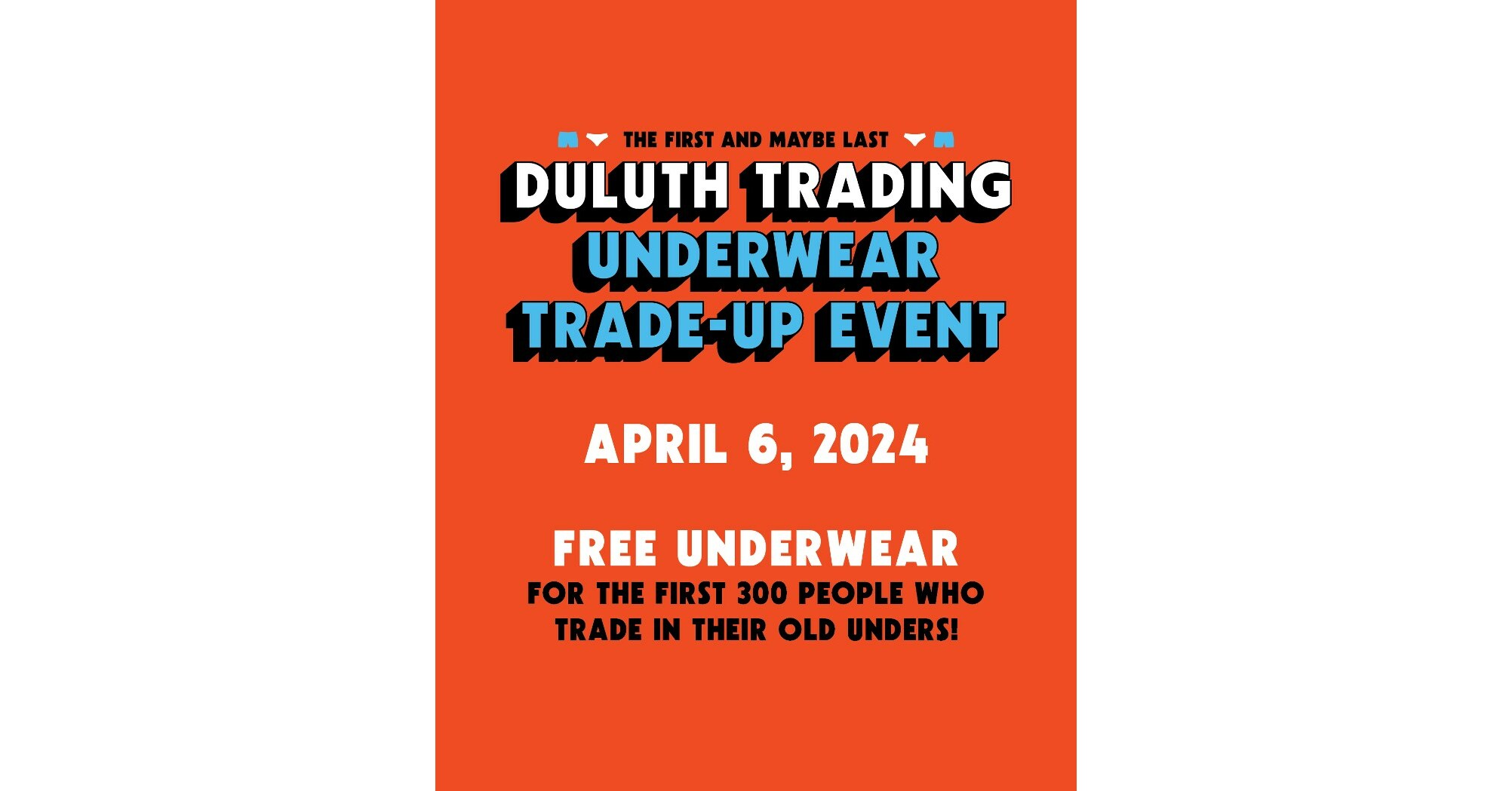 Duluth Trading Co. Wants Your Old Underwear -- Yes, You Read That Right!