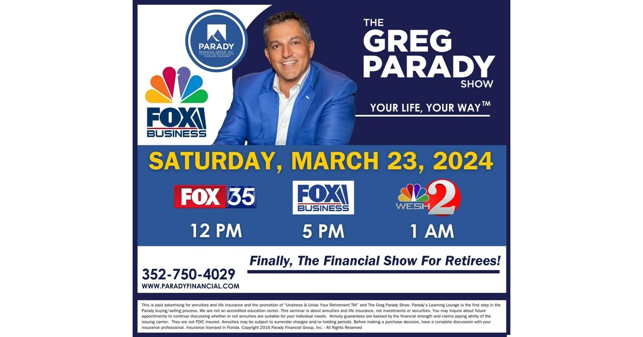 The Retirement Show With Greg Parady