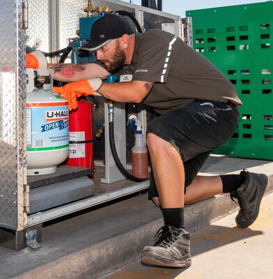 U-Haul of Spanish Springs, located at 11425 Digital Court in Sparks, Nev., is now filling propane tanks.