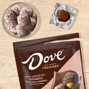 DOVE® CHOCOLATE CELEBRATES EVERYDAY MOMENTS WITH NEW MILK CHOCOLATE TIRAMISU CARAMEL PROMISES®