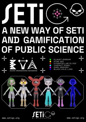 SETIGO: A New Way of SETI and Gamification of Public Science,  AI Avatar Supported by Openverse