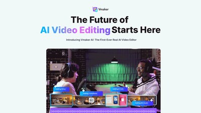 Vmaker AI - World's first ever AI Video editor