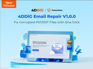 4DDiG Email Repair v1.0.0 Released: Fix Corrupted PST/OST File with One Click
