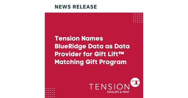 Tension Aligns with BlueRidge Data for Enhanced Data Matching
