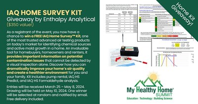 Giveaway: IAQ Home Survey Kit by Enthalpy Analytical