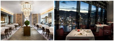 L-R: L'Envol at The St. Regis Hong Kong, Tosca di Angelo at The Ritz-Carlton, Hong Kong