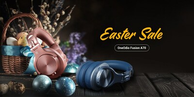(OneOdio unveils Easter Sales showcasing the OneOdio Fusion A70 series)