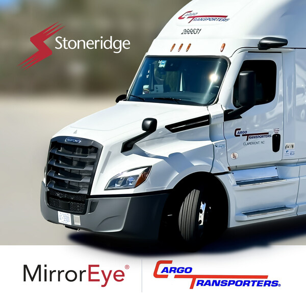 Cargo Transporters to install Stoneridge's MirrorEye on all new vehicles.