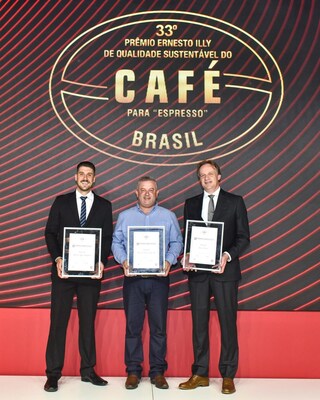 Winners of the 33rd Premio Ernesto Illy de Qualidade do Cafè para Espresso