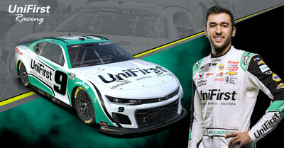 The UniFirst No. 9 Chevrolet Camaro ZL1, driven by NASCAR Cup Series Champion and six-time Most Popular Driver Chase Elliott, makes its 2024 season debut at Richmond Raceway on Sunday, March 31, at 7 p.m. EDT on FOX.