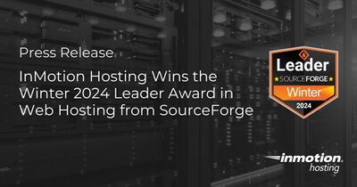 inMotion Hosting Wins the Winter 2024 Leadership Award in Web Hosting From SourceForge