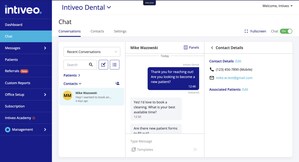 Intiveo Announces Intiveo Connect, Bridging Gap Between Dental Practices, Patient Care Community and Non-Patients