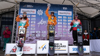 Monster Energy’s Kokomo Murase Claims 2nd in Women’s Snowboard Slopestyle and Wins Two Crystal Globe Trophies. Teammate Annika Morgan gets third in overall rankings in FIS Slopestyle WC in Silvaplana.