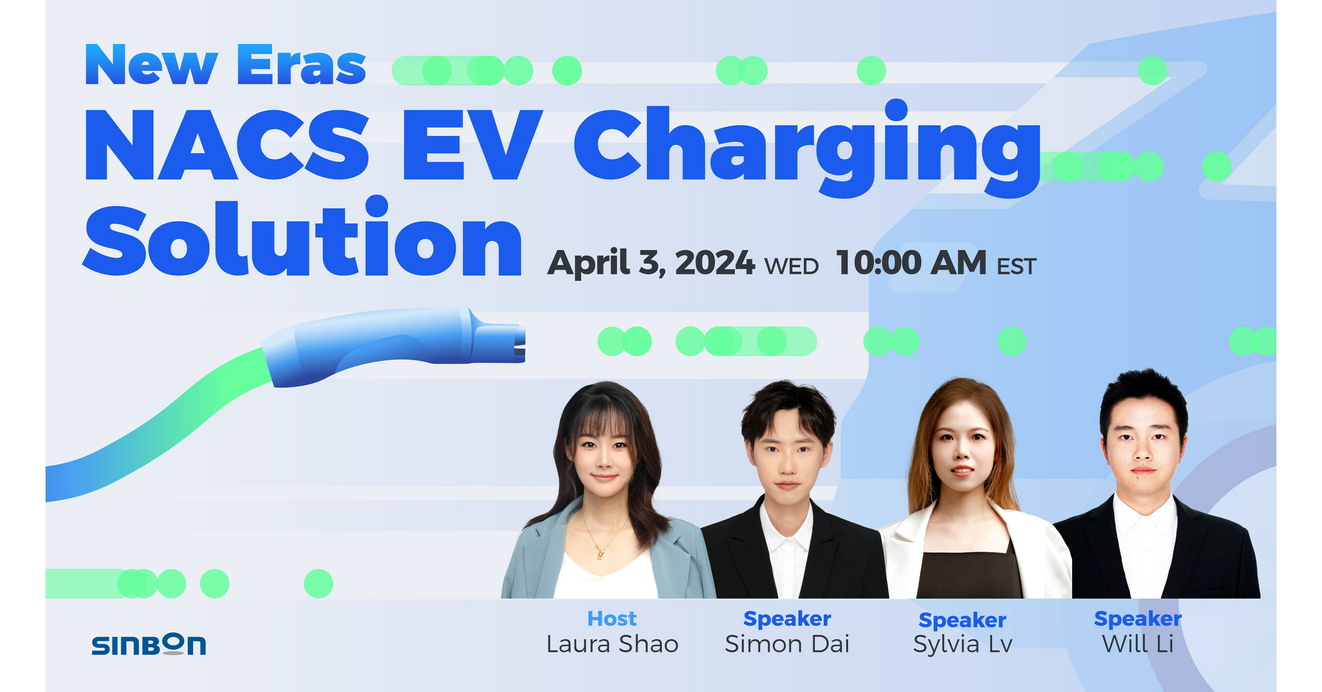 Towards a Universal EV Charging Standard: Learn All About NACS with Free Webinar from SINBON