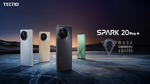 Le SPARK 20 Pro+ de TECNO remporte la médaille de platine aux MUSE Design Awards 2024
