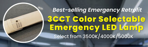 Aleddra's NEW 3CCT Emergency LED T8 and T5 Tubes 2-in-1 LED T8/T5 Now With Selectable Colors - 35K, 40K &amp; 50K