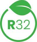 Look for the R32 seal on AprilAire Dehumidifier packaging to indicate the product is more environmentally friendly and contains the refrigerant R32.