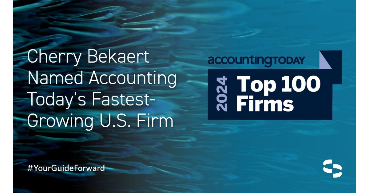 Cherry Bekaert Ranked First on Fastest Growing Accounting Firms by ...