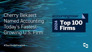 Cherry Bekaert Ranked First on Fastest Growing Accounting Firms by Accounting Today