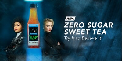 Celeste O' Connor and Emily Alyn Lind star in the Pure Leaf "Unbelievably Sweet Files" campaign featuring the new Pure Leaf Zero Sugar Sweet Tea