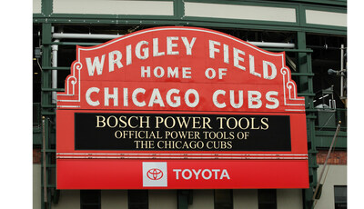 The partnership between Bosch Power Tools and the Chicago Cubs acknowledges the organizations' home-state pride and shared principles of hard work, drive and community.