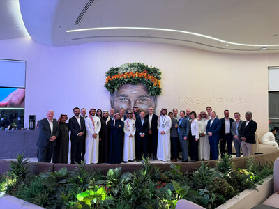 Group Photo of Alghanim Industries Saudi Coffee Company and Costa Coffee