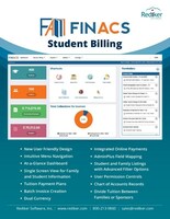 FINACS Student Billing is an AdminPlus-integrated online billing solution. The web-based platform empowers your school's accounting department to securely access and manage financial data online.
