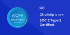 ChainUp refuerza su postura de seguridad con la adquisición de la certificación SOC 2 Tipo 2