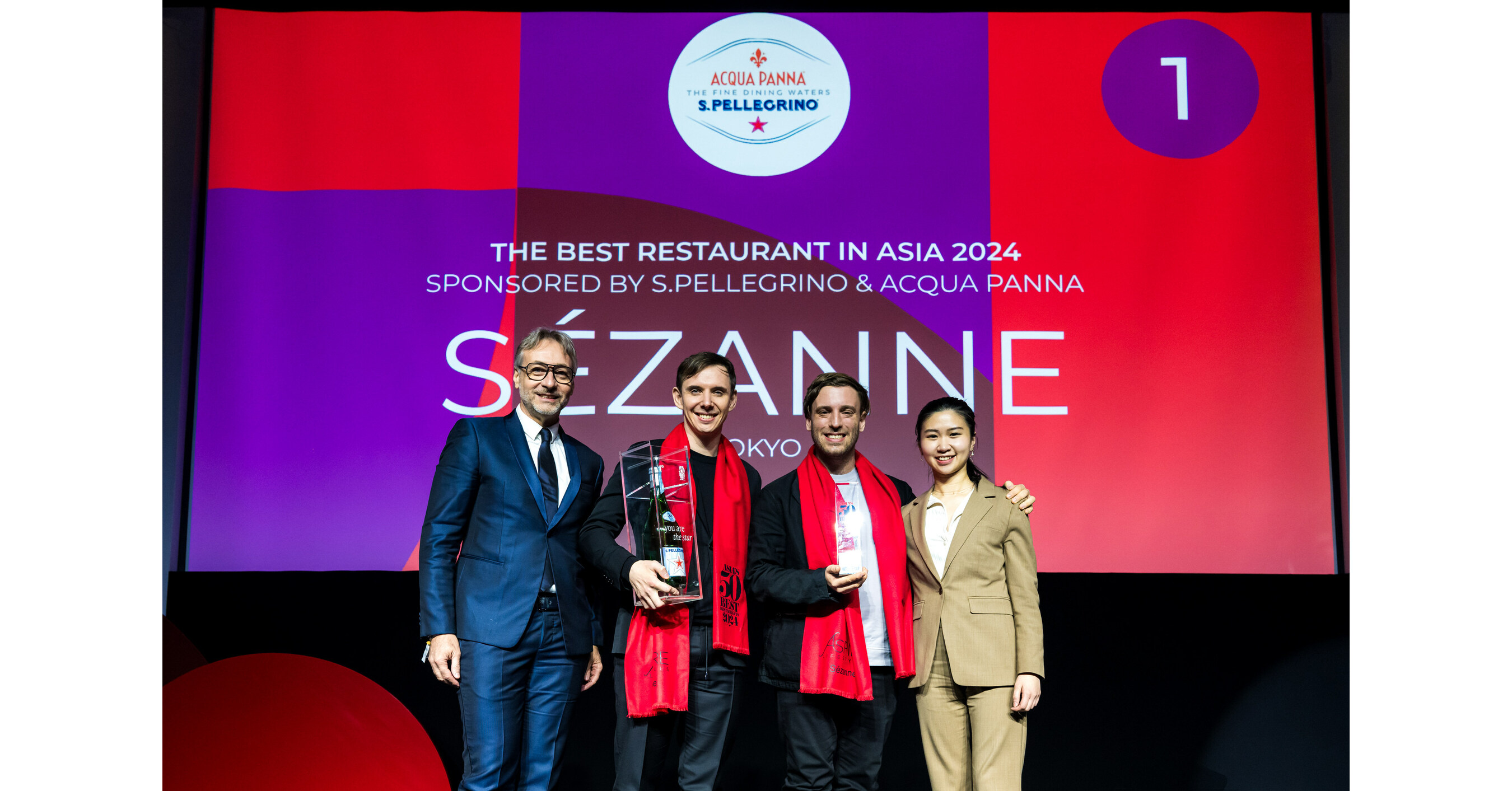 À TOKYO, SÉZANNE SE CLASSE NO.1 DU PALMARÈS ASIA'S 50 BEST RESTAURANTS 2024