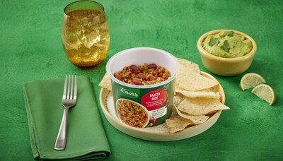 Knorr Fajita Rice Cups have delicious Southwestern style rice with beans and bell peppers. This offering is made with 100 percent real vegetables and 100 percent US-grown rice. It contains 7 grams of protein per serving.