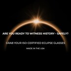 Solar Eclipse Glasses Made in USA - CE and ISO Certified