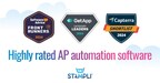 Stampli's accounts payable platform is recognized as category leader across Gartner Digital Markets brands