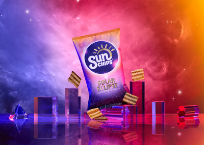 SunChips invites fans to experience a cosmic collaboration in the sky and on their tastebuds with an exclusive, new flavor mash-up - SunChips® Solar Eclipse Limited-Edition Pineapple Habanero and Black Bean Spicy Gouda.